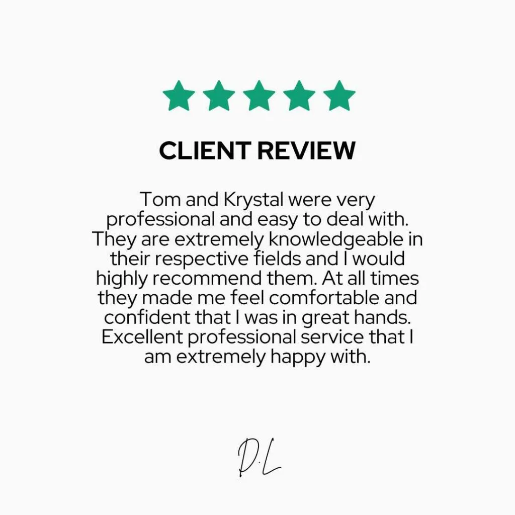 Client Review 5 star